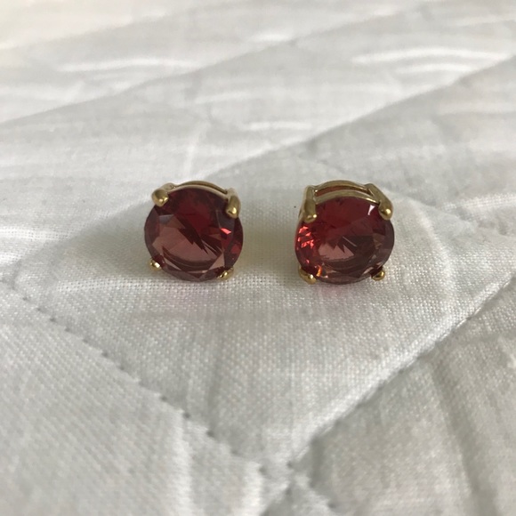 Kate Spade Bright Ideas Garnet Stud Earrings